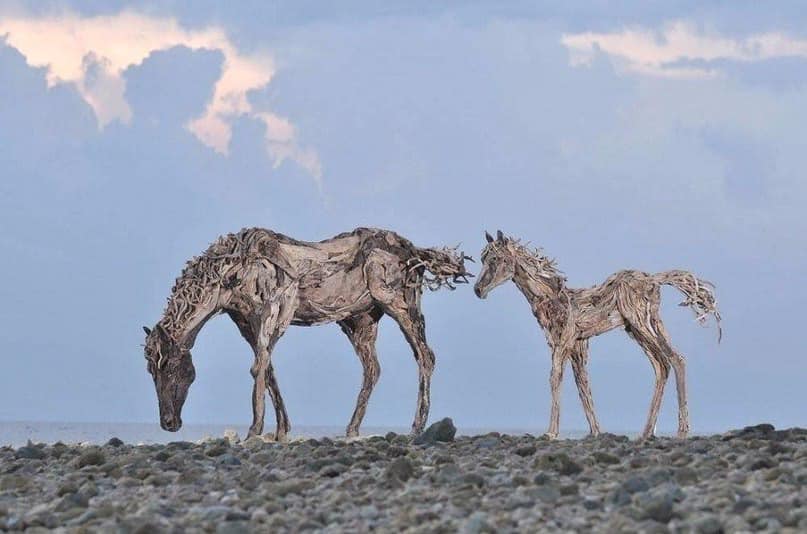 James Doran-Webb driftwood sculptors